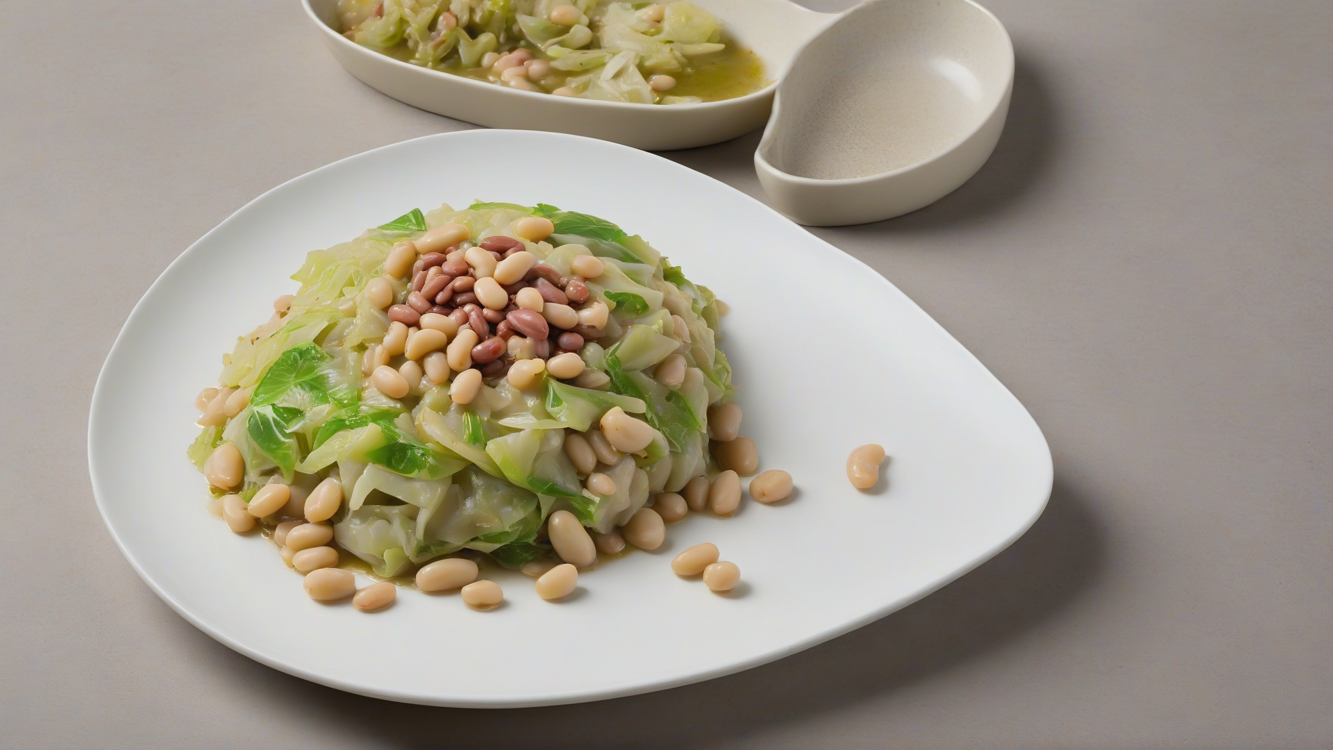 verza e fagioli
